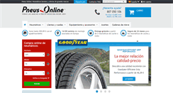 Desktop Screenshot of neumaticos-pneus-online.es